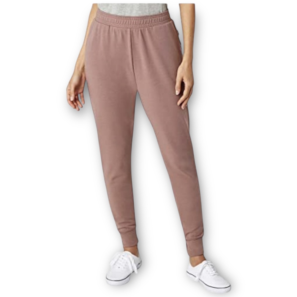 NWT Eddie Bauer Fleece Jogger 2-Pack Small Twilight Mauve / Night Shadow - Picture 6 of 8
